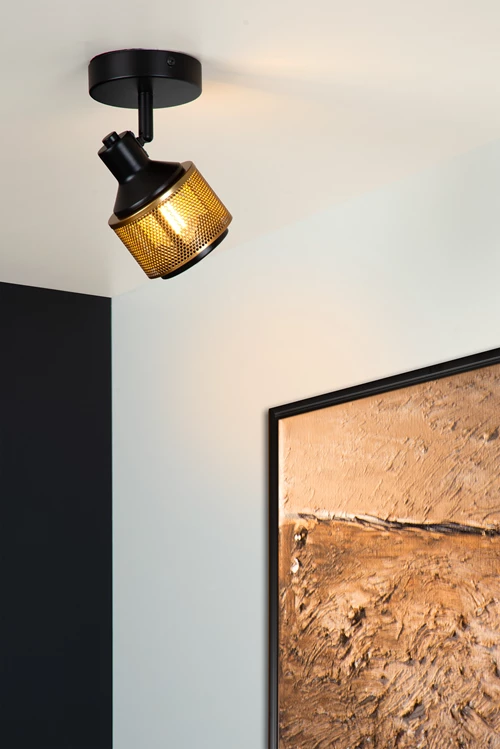 Lucide RAFA - Deckenstrahler - 1xE14 - Schwarz - Atmosphäre 2